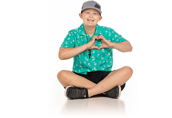 St. Jude patient Fisher, brain cancer